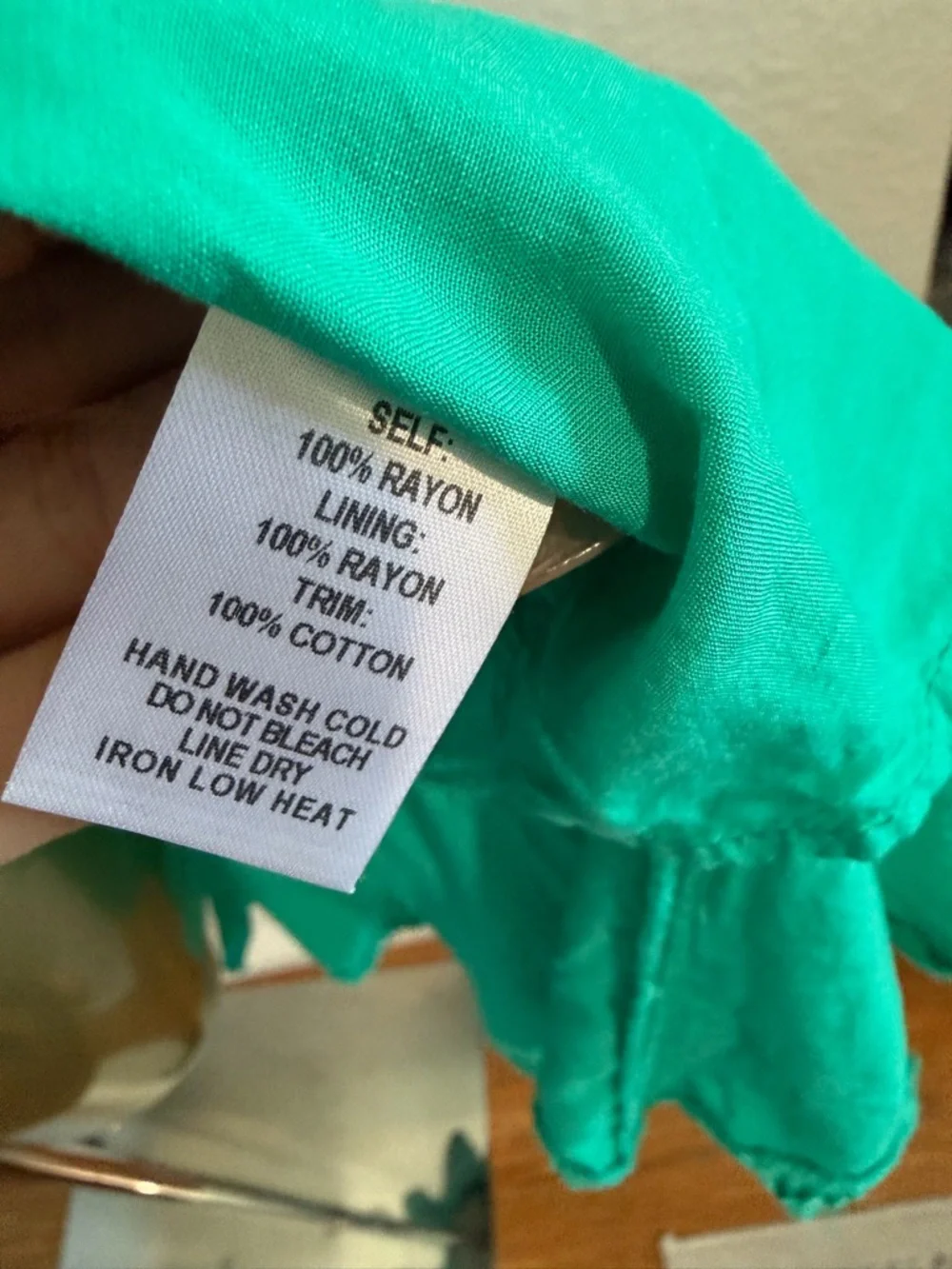Lulus Adeleine green wrap midi dress S - Picture 8 of 8